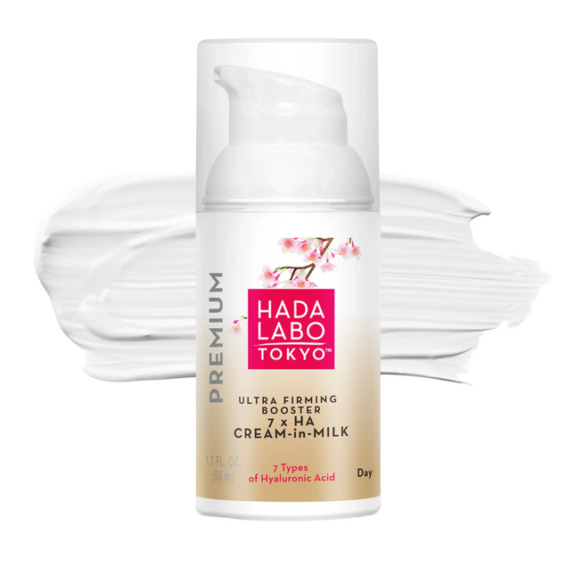 Hada Labo Tokyo Premium 7 x Ha Firming & Radiance – Milk Cream for Women, Face, 50 ml