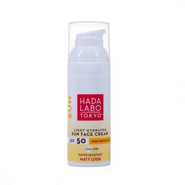 Hada Labo Tokyo Sun Unisex, Hyaluronic Acid, Hydrating, Sunscreen Cream, For Face, SPF 50, 50 ml