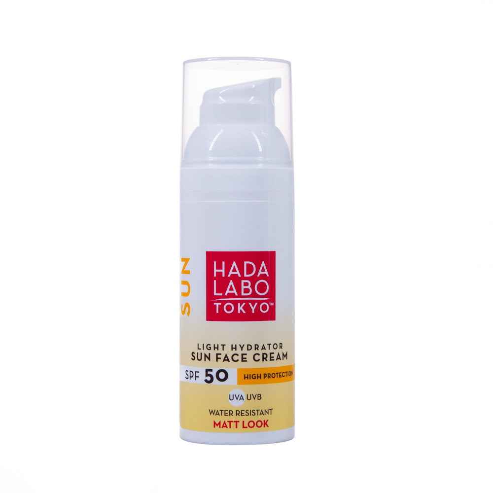 Hada Labo Tokyo Sun Unisex, Hyaluronic Acid, Hydrating, Sunscreen Cream, For Face, SPF 50, 50 ml