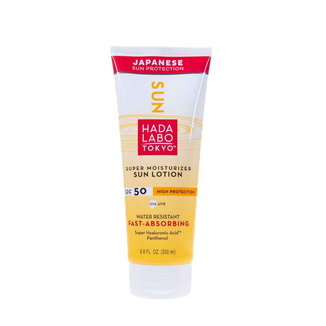Hada Labo Tokyo Sun Unisex, Hyaluronic Acid, Moisturiser, Sunscreen Lotion, 50, 200 ml