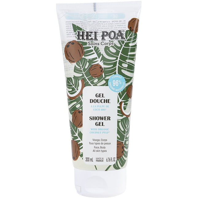 Hei Poa Coconut Pulp Hydrating – Shower Gel for Women, For All Skin Types, 200 ml