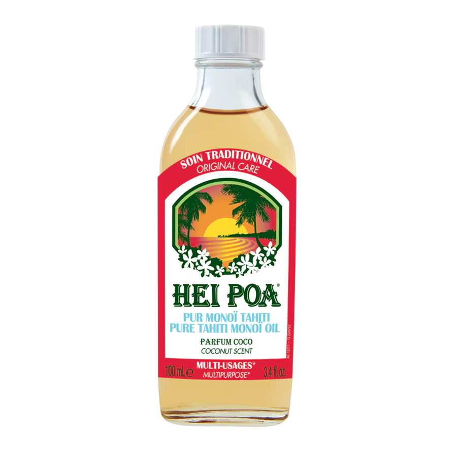 Hei Poa Pure Thaiti Manoi Hydrating Nourishing Coconut – Body Oil for Women, For Body, Face & Hair, 100 ml