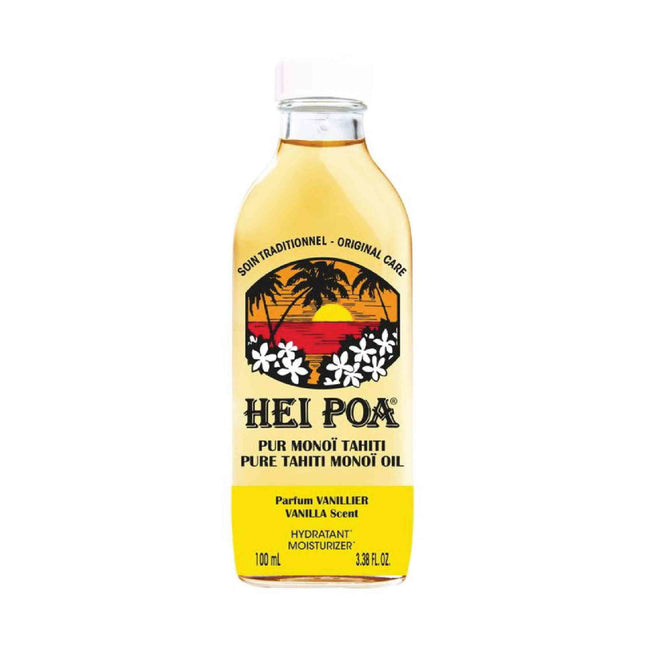 Hei Poa Pure Thaiti Manoi Hydrating & Repairing Vanilla – Body Oil for Women, For Hair & Body, 100 ml