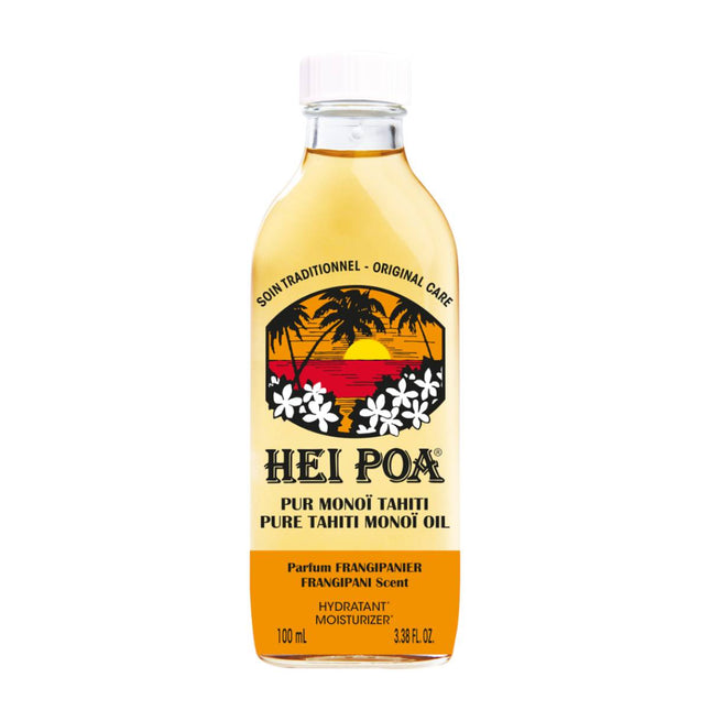 Hei Poa Pure Thaiti Manoi Moisturising Frangipani – Body Oil for Women, 100 ml