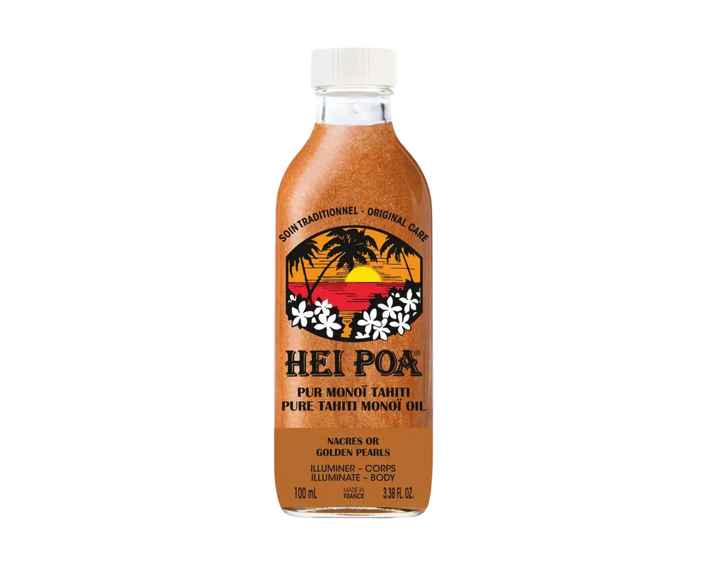 Hei Poa Pure Thaiti Manoi Nacres Or Illuminating Coconut – Body Oil for Women, 100 ml