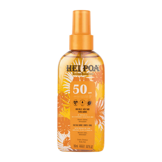 Hei Poa Suncare Sun Protection – Sunscreen Spray Unisex, SPF 50, 150 ml