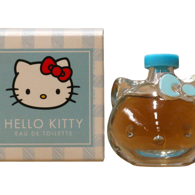 Hello Kitty Iconic Vichy Bleu – Eau de Toilette for Girls, 5 ml Miniature