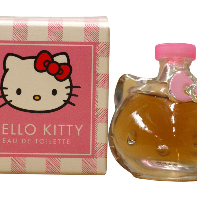 Hello Kitty Iconic Vichy Rose – Eau de Toilette for Girls, 5 ml Miniature