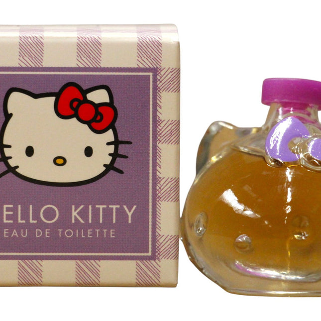 Hello Kitty Iconic Vichy Violet – Eau de Toilette for Girls, 5 ml Miniature