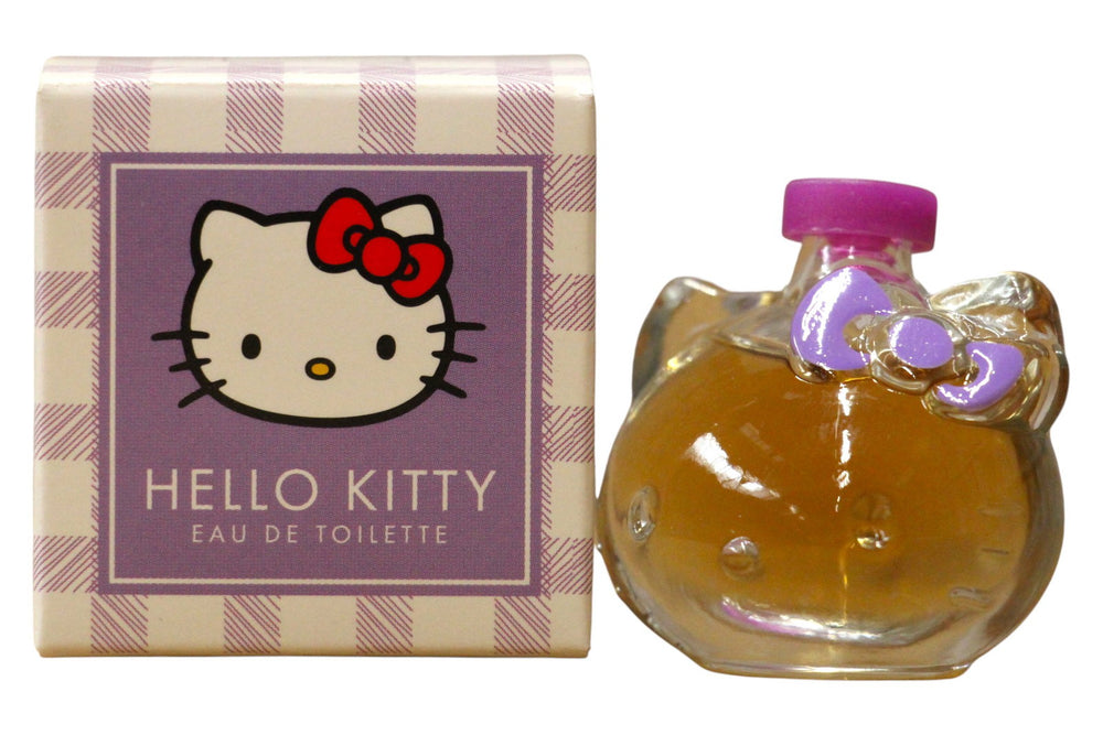 Hello Kitty Iconic Vichy Violet – Eau de Toilette for Girls, 5 ml Miniature