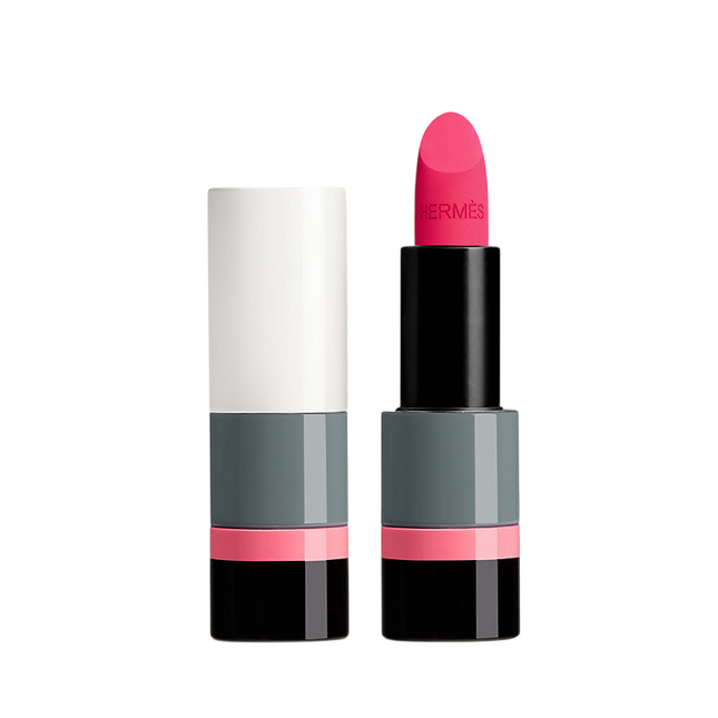 Hermes Paris Matte – Cream Lipstick for Women, 41, Rose Pop, 3.5 g