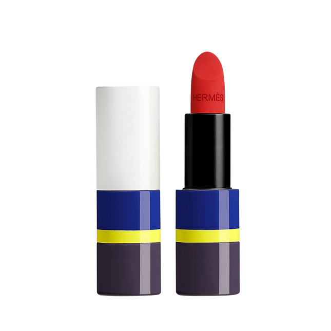 Hermes Paris Matte – Cream Lipstick for Women, 47, Rouge Cinema, 3.5 g