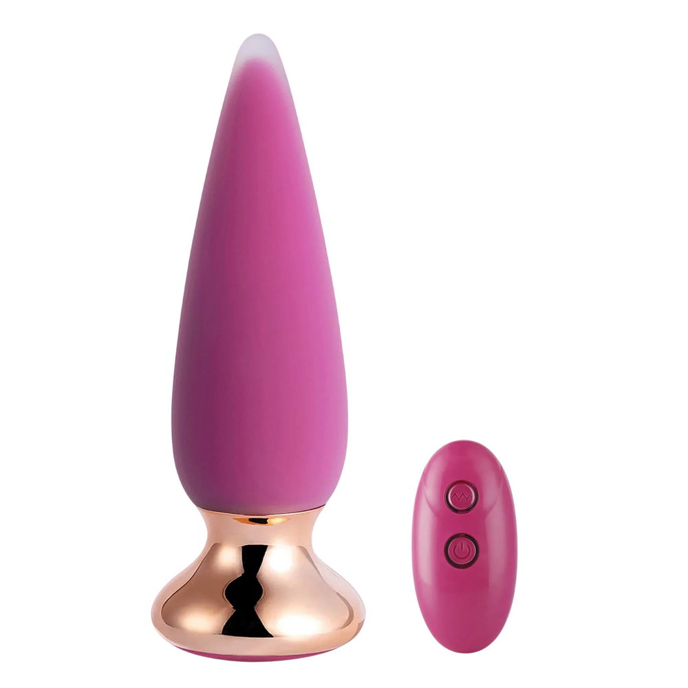 Honey Play Box Doro Plus – Vibrating Anal Plugs, 10 Vibrating Modes, Remote Control, Curved, USB Rechargeable, ABS+Medical…
