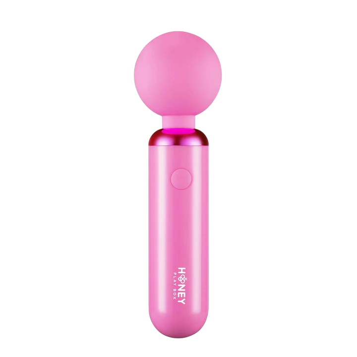 Honey Play Box Pomi Wand – Clitoral Wand Vibrator, 10 Vibrating Modes, USB Rechargeable, Silicone+ABS, 17.60 × 4.70 × 4.70…