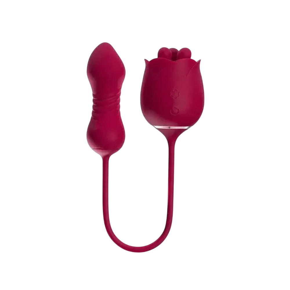 Honey Play Box Rosa – Rotating Rose Toy & Thrusting Vibrator 2-in-1, 9 Thrusting Patterns & 9 Rotation Patterns Modes,…