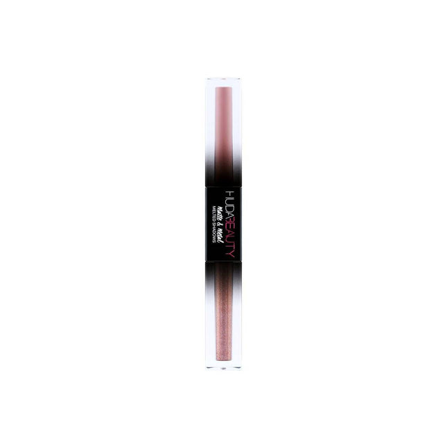 Huda Beauty Matte & Metal – Liquid Eyeshadow for Women, Slow Jams, 4 ml
