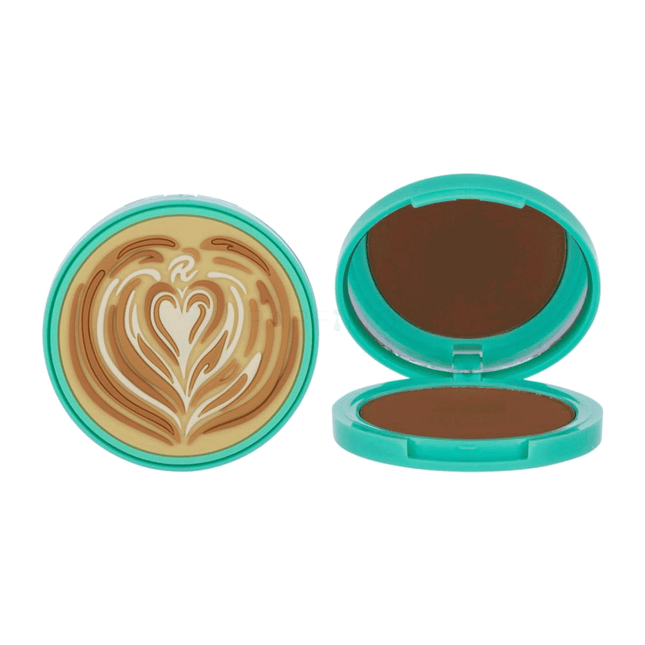 I Heart Revolution Tasty Coffee – Bronzer Compact Powder for Women, Macchiato, 6.5 g