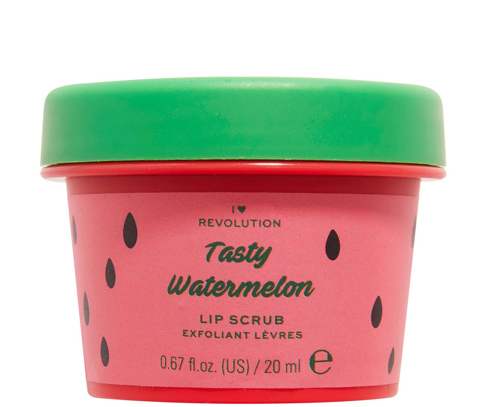 I Heart Revolution Tasty Watermelon – Lip Scrub for Women, 15 g