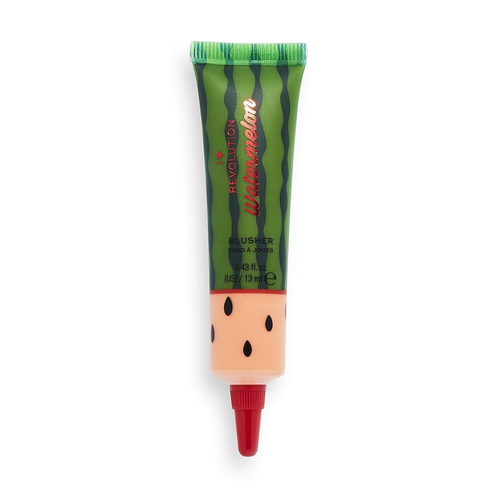 I Heart Revolution Tasty Watermelon – Liquid Blush for Women, Juicy, 13 ml