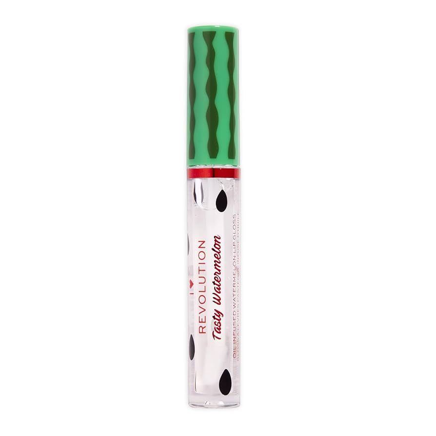 I Heart Revolution Tasty Watermelon Shine – Lip Gloss for Women, Splash, 2.2 ml