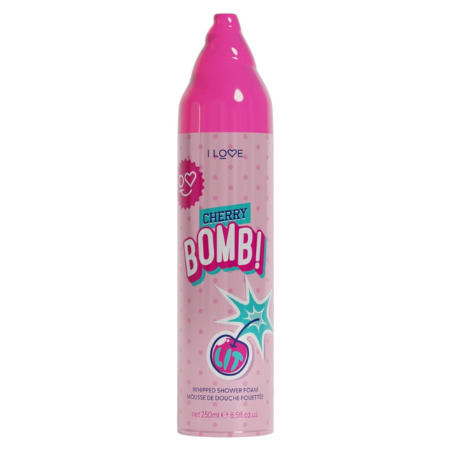 I Love Cherry Bomb Vegan – Shower Mousse Unisex, 250 ml