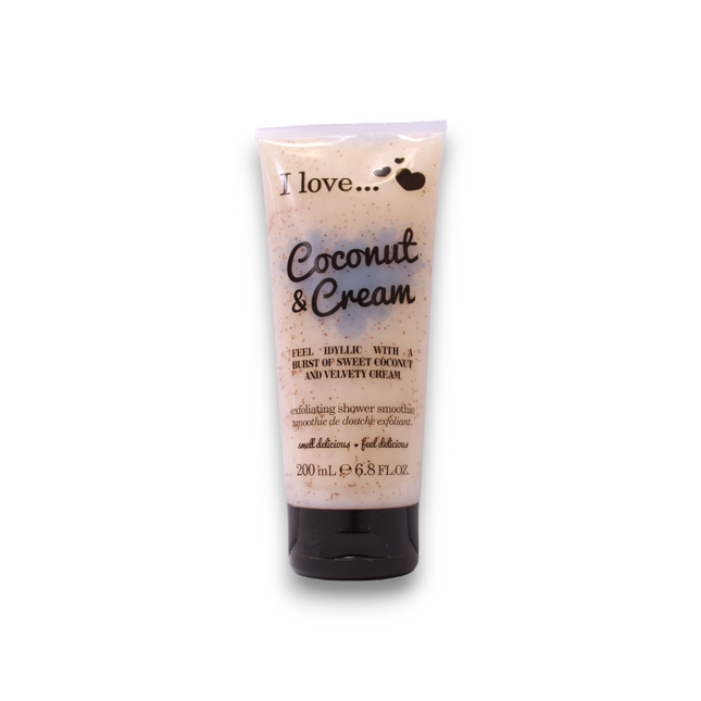 I Love Coconut & Cream Exfoliating – Shower Gel Unisex, 200 ml