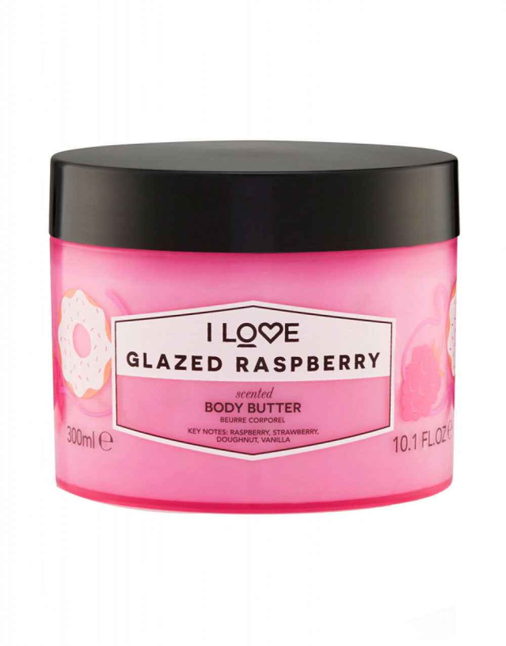 I Love Signature Collection Vegan Hydrating Glazed Raspberry – Body Butter for Women, 330 ml