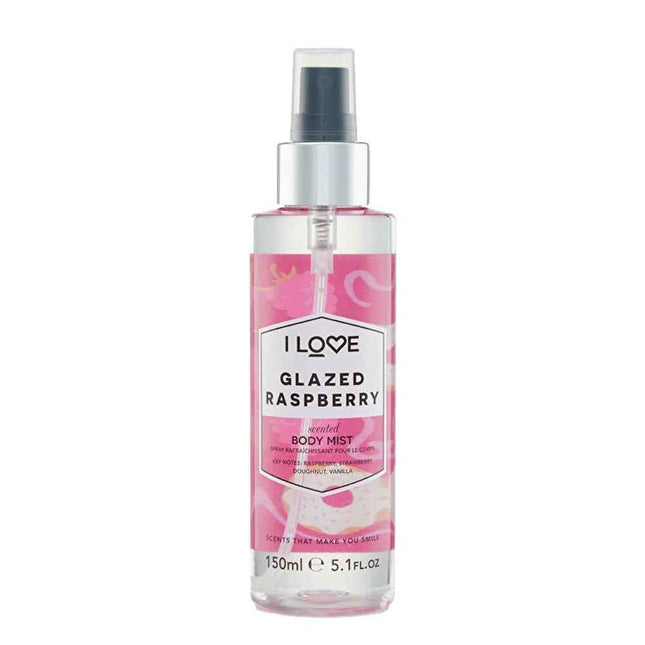 I Love Signature Collection – Mist Spray Unisex, Glazed Raspberry, All Over The Body, 165 ml