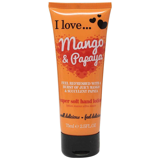 I Love Originals Hydrating – Hand Lotion Unisex, Mango & Papaya, 75 ml