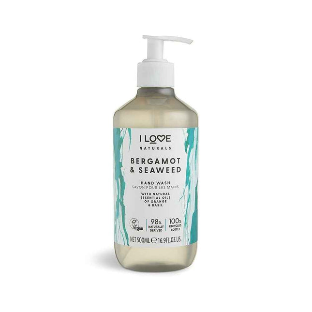 I Love Naturals Collection Bergamot & Seaweed – Liquid Soap Unisex, For Hands, 500 ml