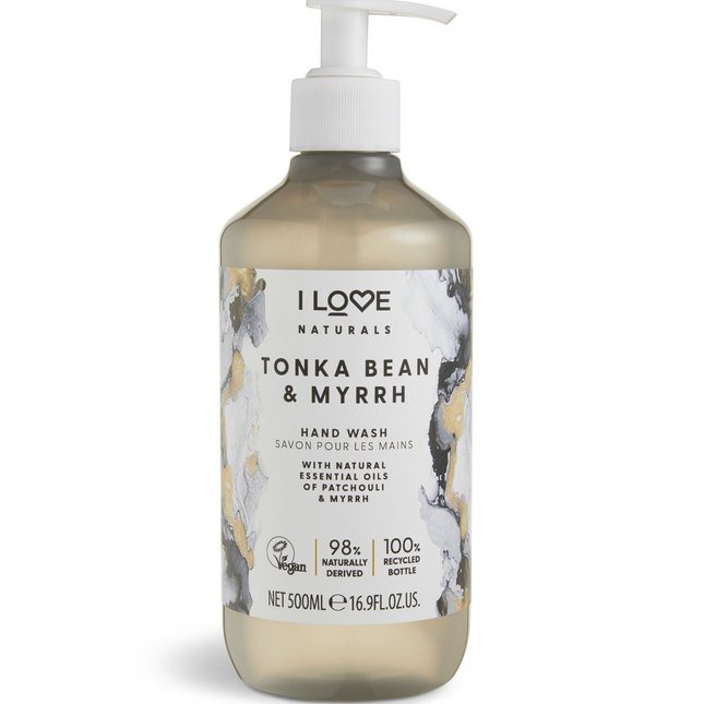 I Love Naturals Collection Tonka Bean & Myrrh – Liquid Soap for Women, For Hands, 500 ml