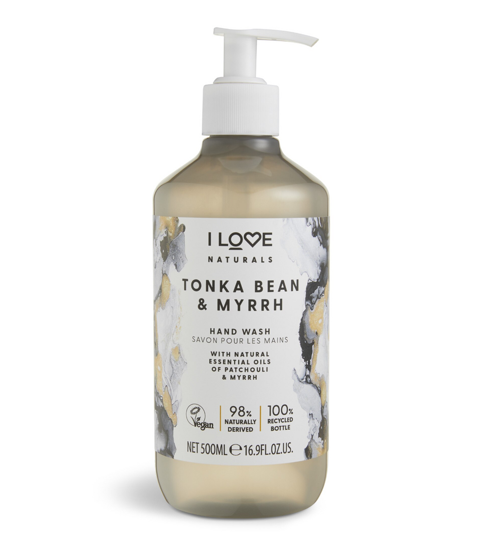 I Love Naturals Collection Tonka Bean & Myrrh – Liquid Soap for Women, For Hands, 500 ml
