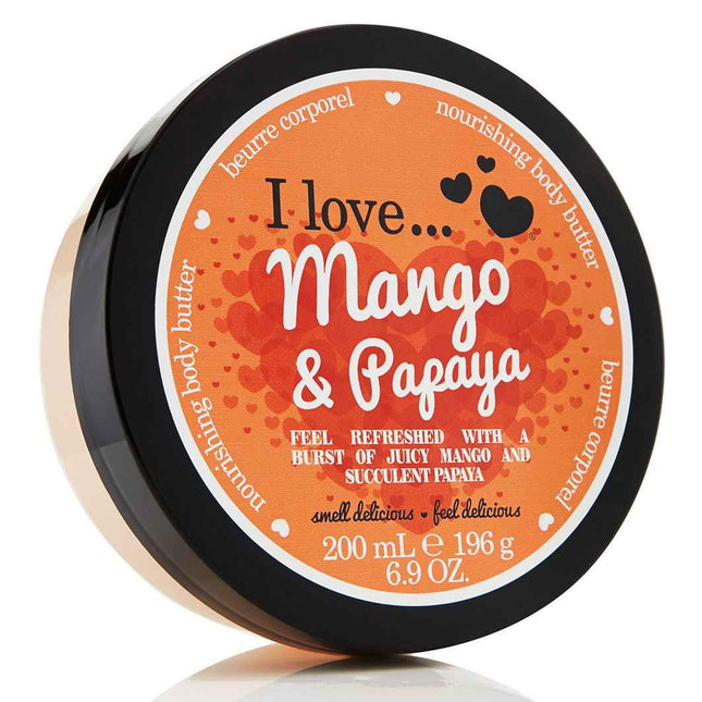 I Love Mango & Papaya Hydrating – Body Butter Unisex, 200 ml
