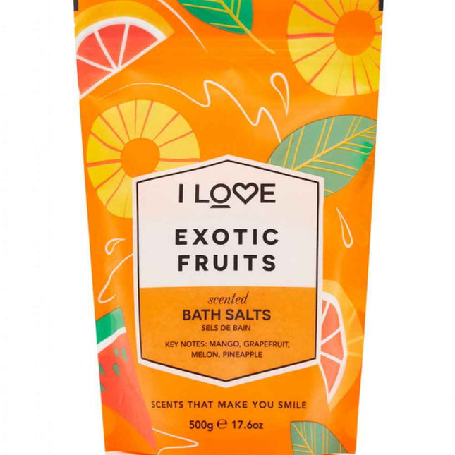 I Love Signature Collection Exotic Fruits – Bath Salt Unisex, 500 g
