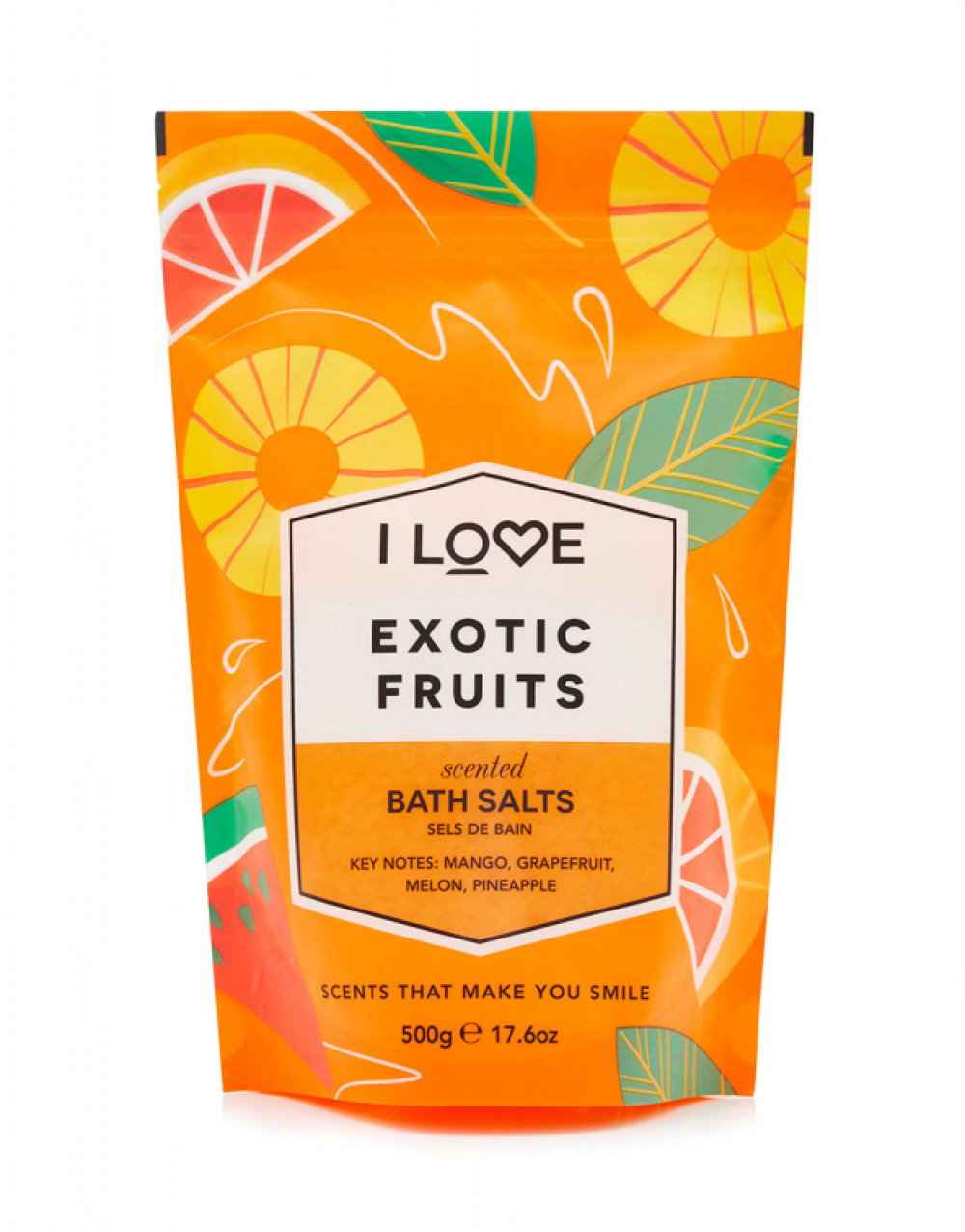 I Love Signature Collection Exotic Fruits – Bath Salt Unisex, 500 g
