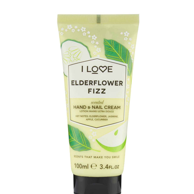 I Love Signature Collection Hydrating – Hand & Nail Cream for Women, Elderflower Fizz, 100 ml