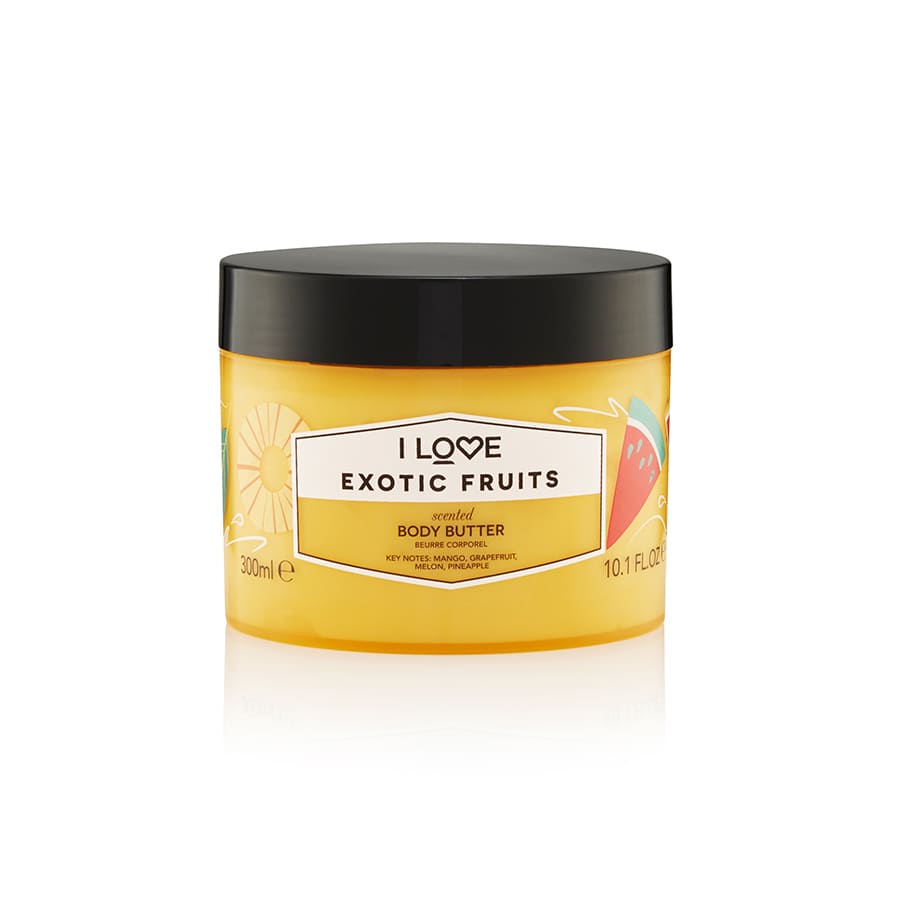 I Love Signature Collection Vegan Hydrating Exotic Fruits – Body Butter Unisex, 330 ml