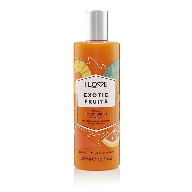 I Love Signature Collection Paraben-Free Cleansing Exotic Fruits – Body Wash Unisex, 360 ml