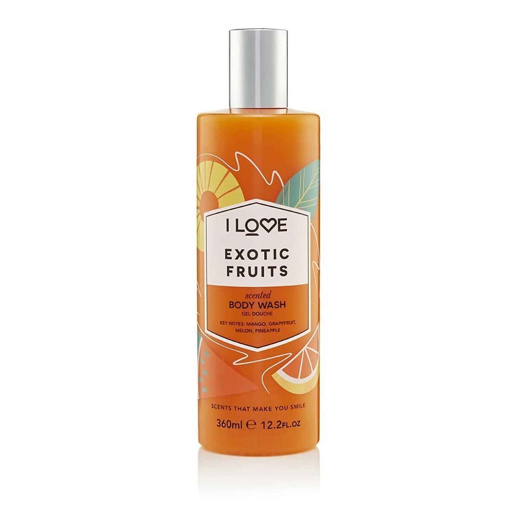 I Love Signature Collection Paraben-Free Cleansing Exotic Fruits – Body Wash Unisex, 360 ml