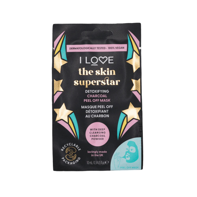 I Love Skin Superstar Detoxifying – Sheet Mask for Women, For Face, 10 ml