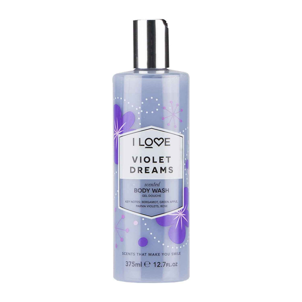 I Love Signature Collection Vegan Cleansing Violet Dreams – Body Wash Unisex, 360 ml