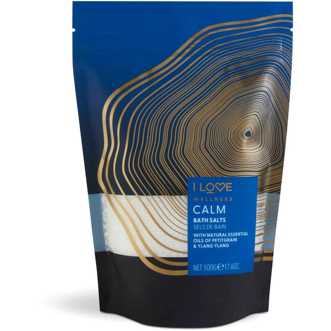 I Love Wellness Calm Essential Oils – Bath Salt Unisex, 500 g