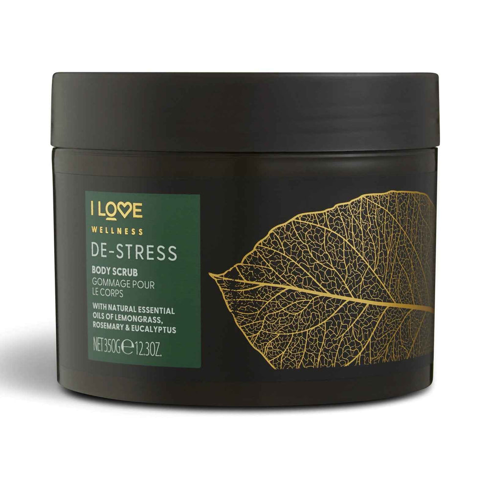 I Love Wellness De-Stress Vegan Exfoliating – Body Scrub Unisex, 350 g