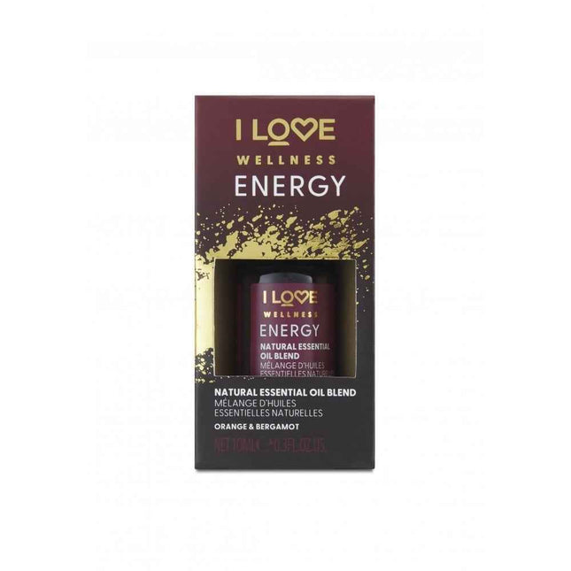 I Love Wellness Energy Orange & Bergamot – Essential Oil Unisex, 10 ml
