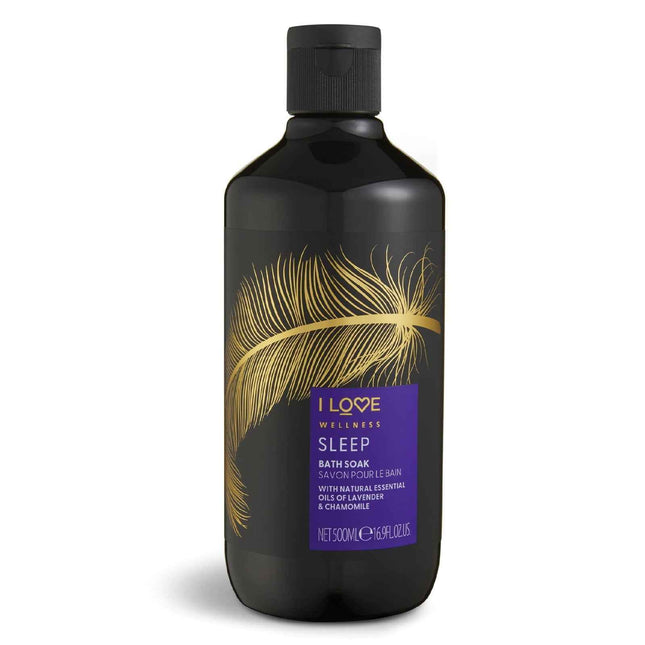 I Love Wellness Sleep Essential Oils Nourishing & Moisturizing Chamomile & Lavender – Bath Soak Unisex, 500 ml