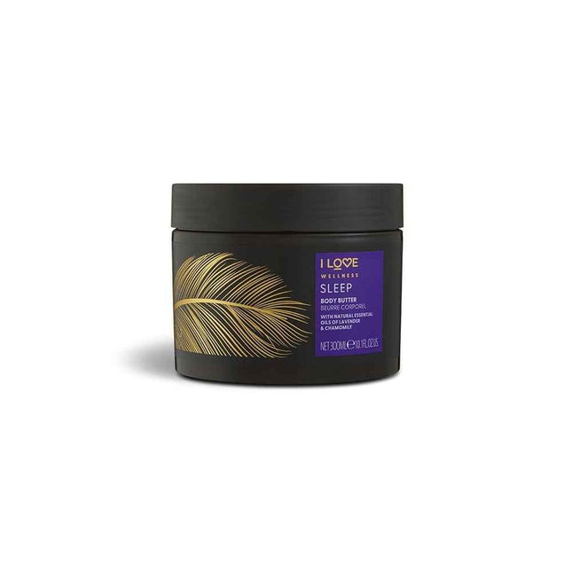 I Love Wellness Sleep Vegan Hydrating Chamomile & Lavender – Body Butter Unisex, 300 ml