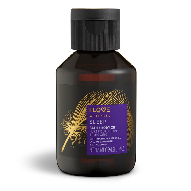 I Love Wellness Sleep Vitamin E Hydra-Nourishing Lavender – Body Oil for Women, 125 ml