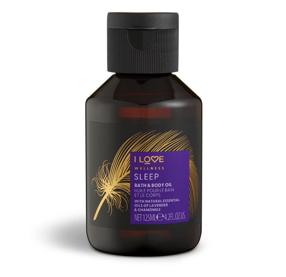 I Love Wellness Sleep Vitamin E Hydra-Nourishing Lavender – Body Oil for Women, 125 ml