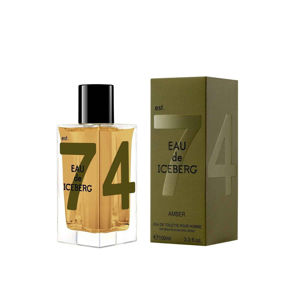 Iceberg Eau de Iceberg 74 Amber – Eau de Toilette for Men, 100 ml