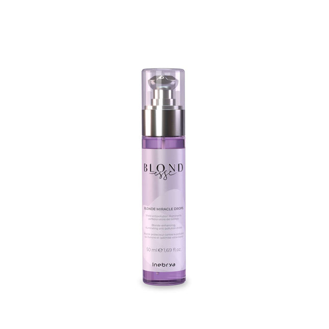 Inebrya Blonde Miracle Drops – Hair Serum for Women, For Neutralisation Of Yellow Tones, 50 ml